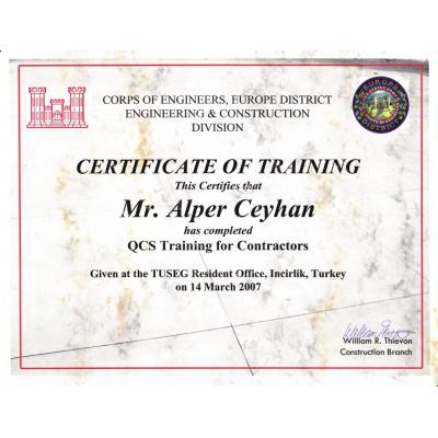 Quality Control System 2007